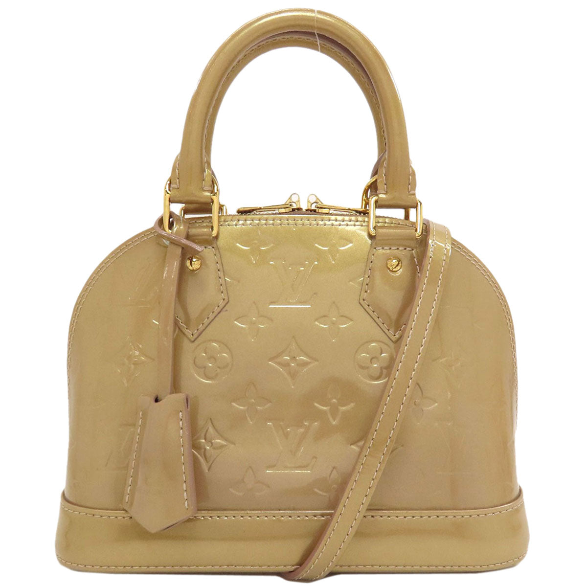 LOUIS VUITTON M91752 Alma BB Handbag Vernis Ladies [Used]