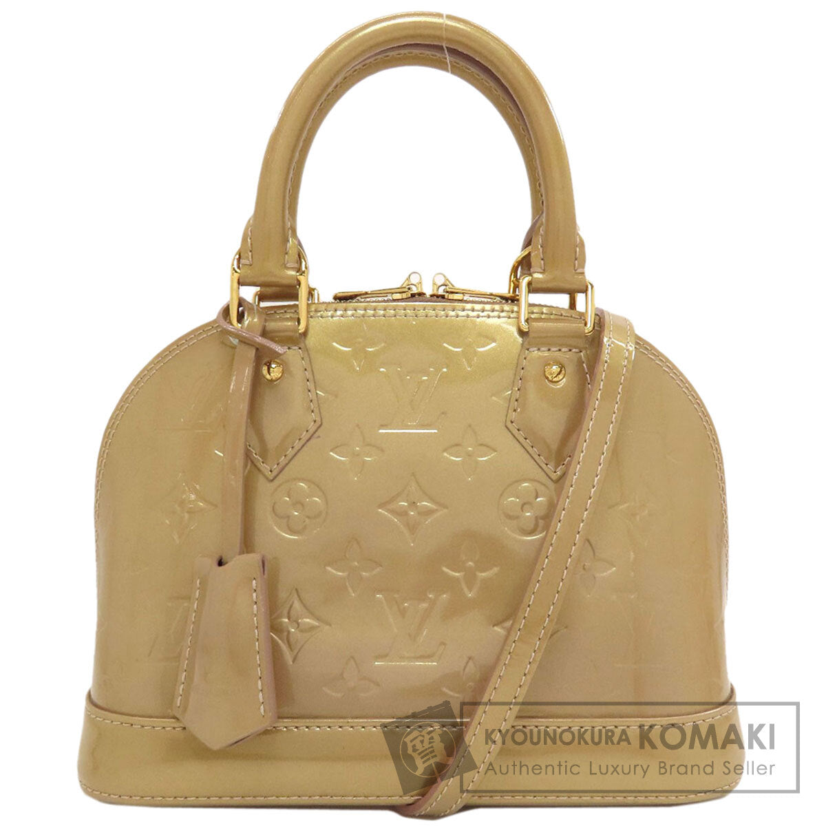 LOUIS VUITTON M91752 Alma BB Handbag Vernis Ladies [Used]