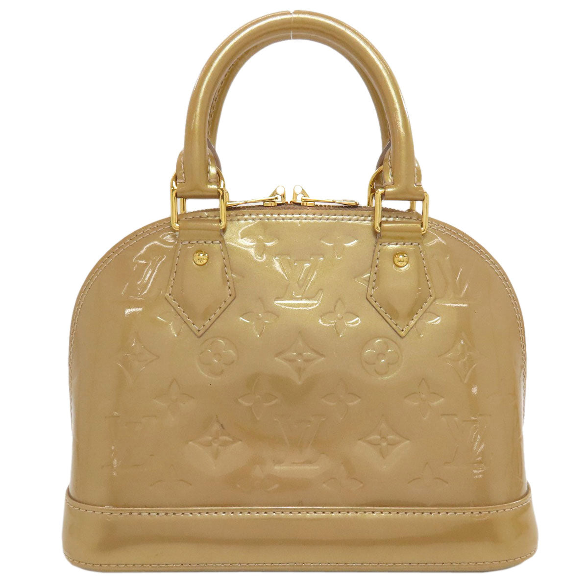 LOUIS VUITTON M91752 Alma BB Handbag Vernis Ladies [Used]