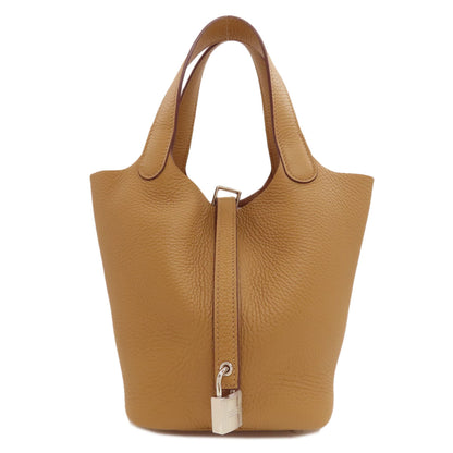 HERMES Picotin Lock PM SilverHardware Handbag Taurillon Clemence Ladies [Used]
