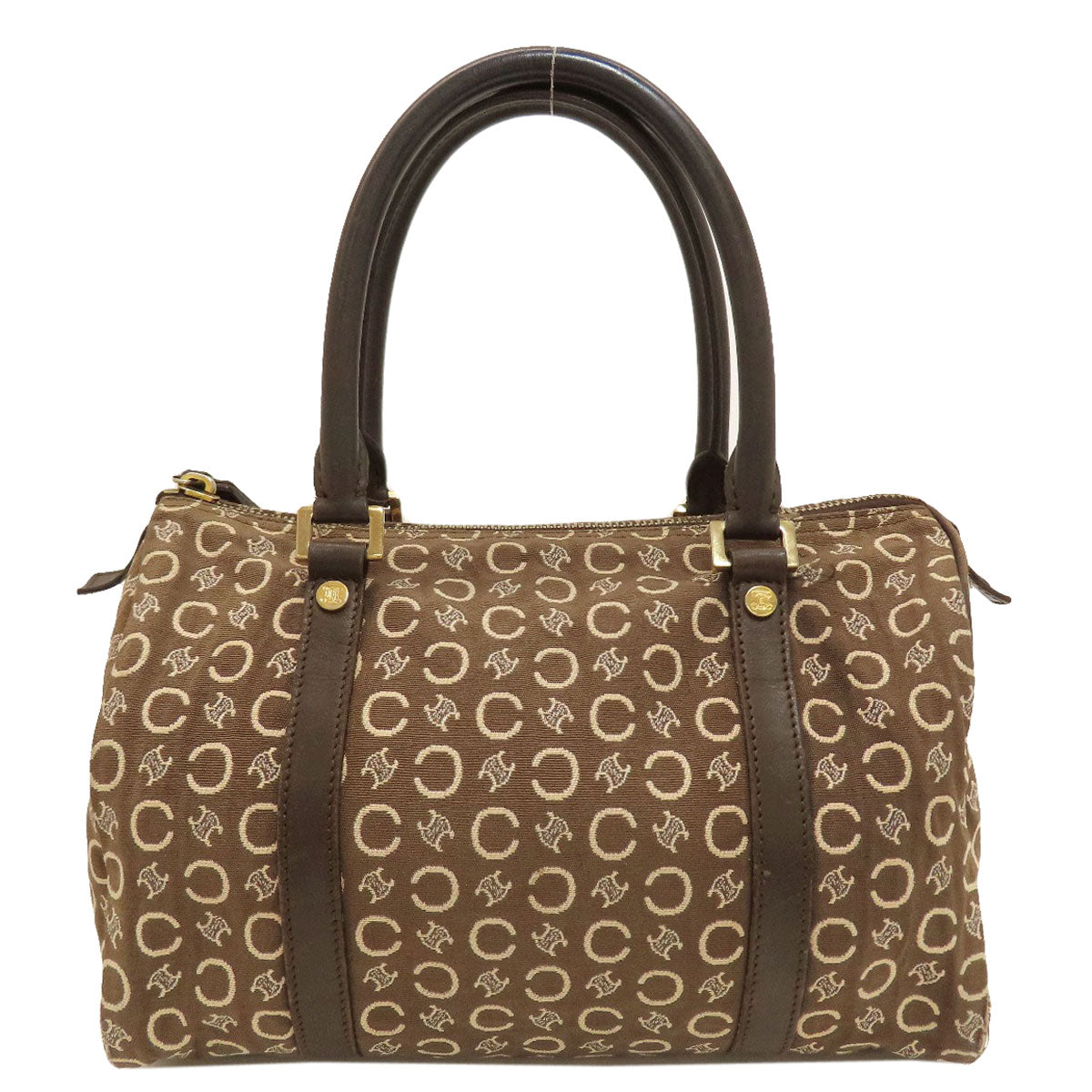 CELINE C Macadam Handbag Canvas Ladies [Used]