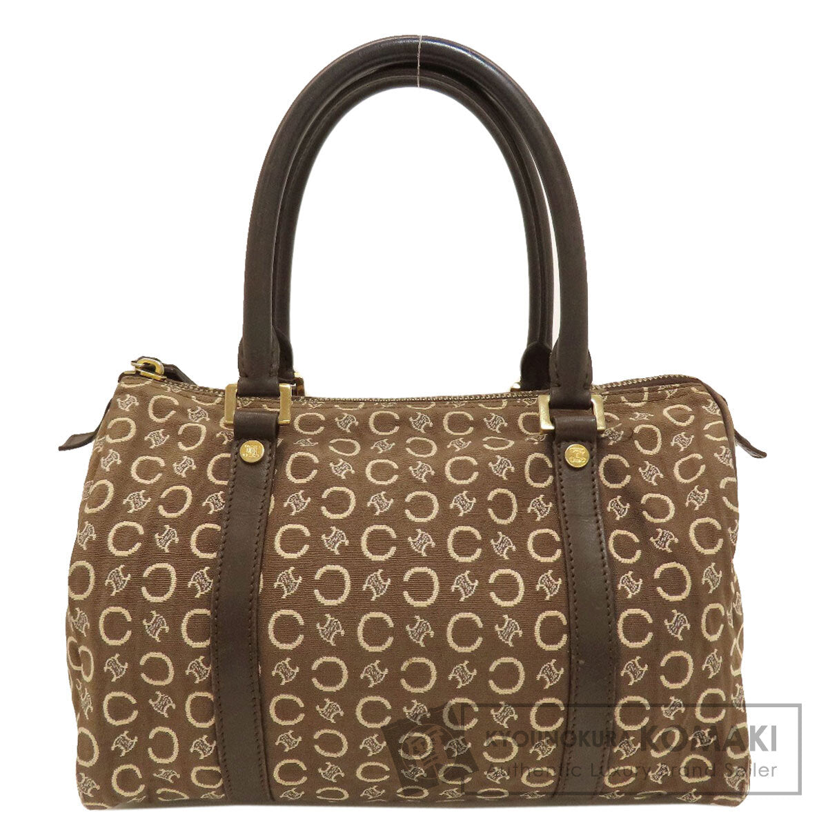 CELINE C Macadam Handbag Canvas Ladies [Used]