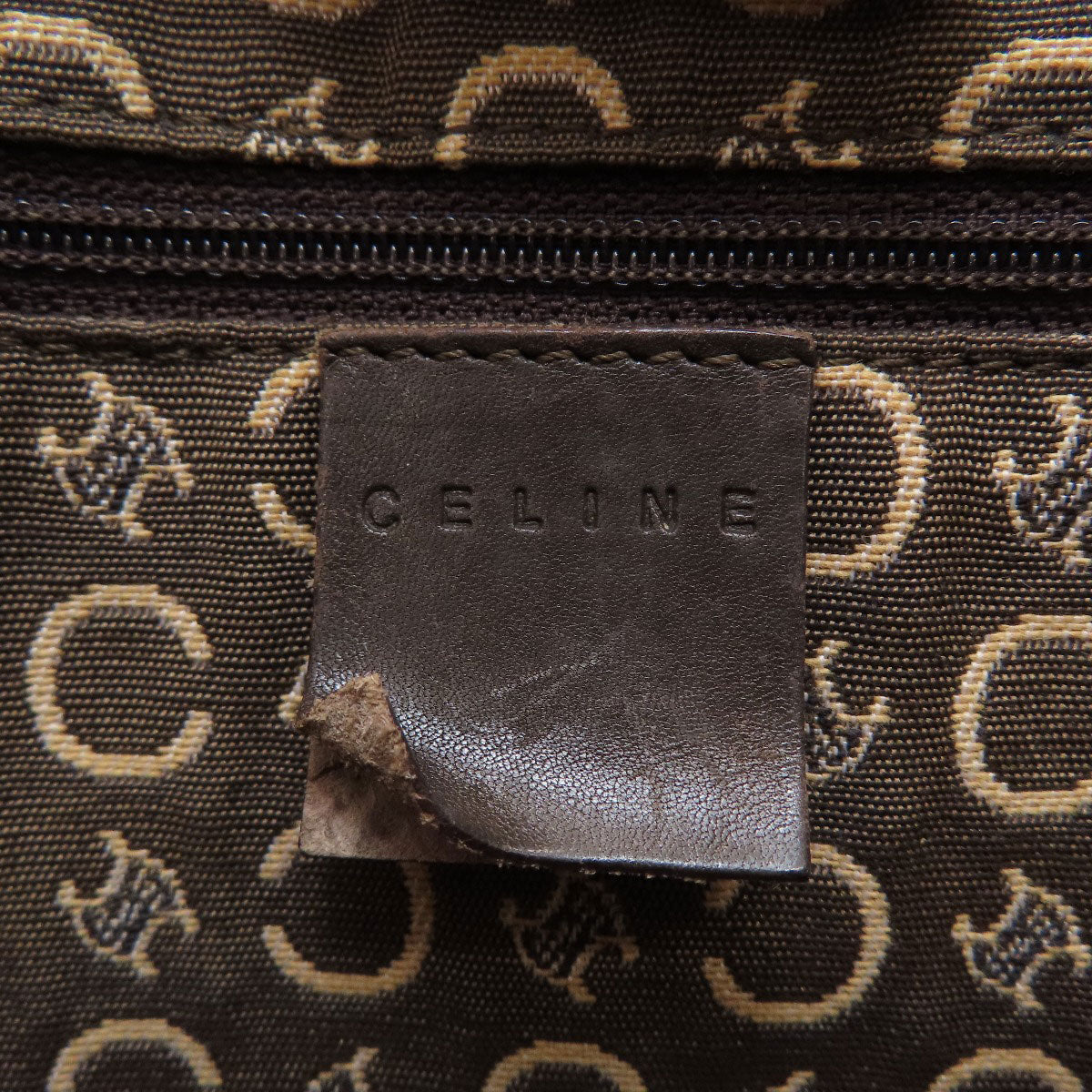 CELINE C Macadam Handbag Canvas Ladies [Used]