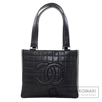 CHANEL Chocolate Bar GoldHardware Handbag Lambskin Ladies [Used]