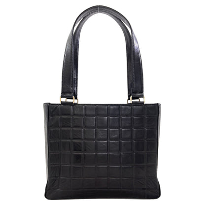 CHANEL Chocolate Bar GoldHardware Handbag Lambskin Ladies [Used]