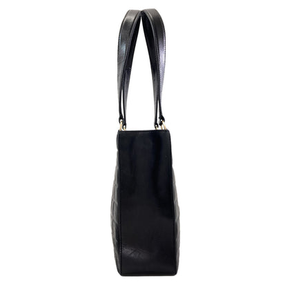 CHANEL Chocolate Bar GoldHardware Handbag Lambskin Ladies [Used]