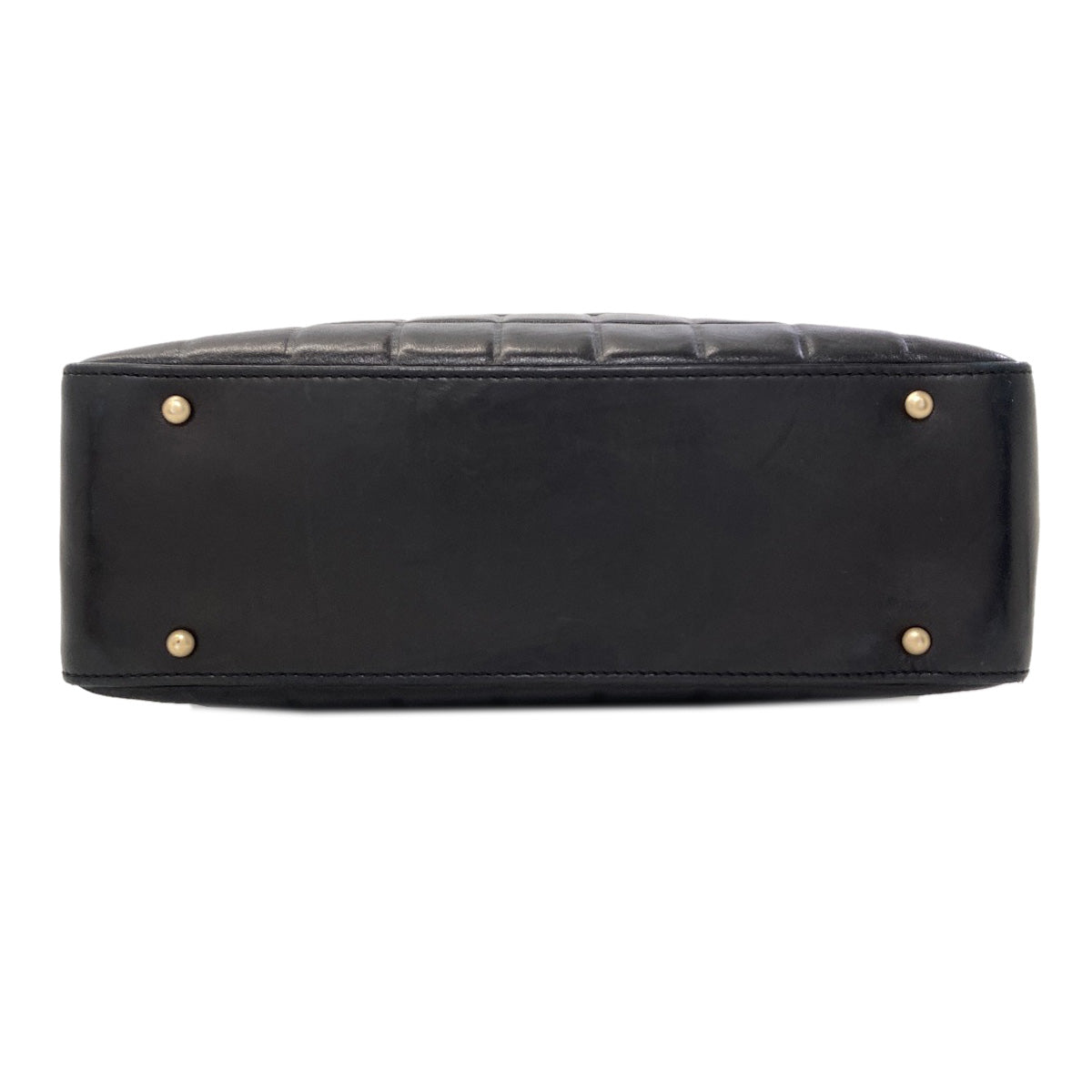 CHANEL Chocolate Bar GoldHardware Handbag Lambskin Ladies [Used]