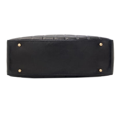 CHANEL Chocolate Bar GoldHardware Handbag Lambskin Ladies [Used]