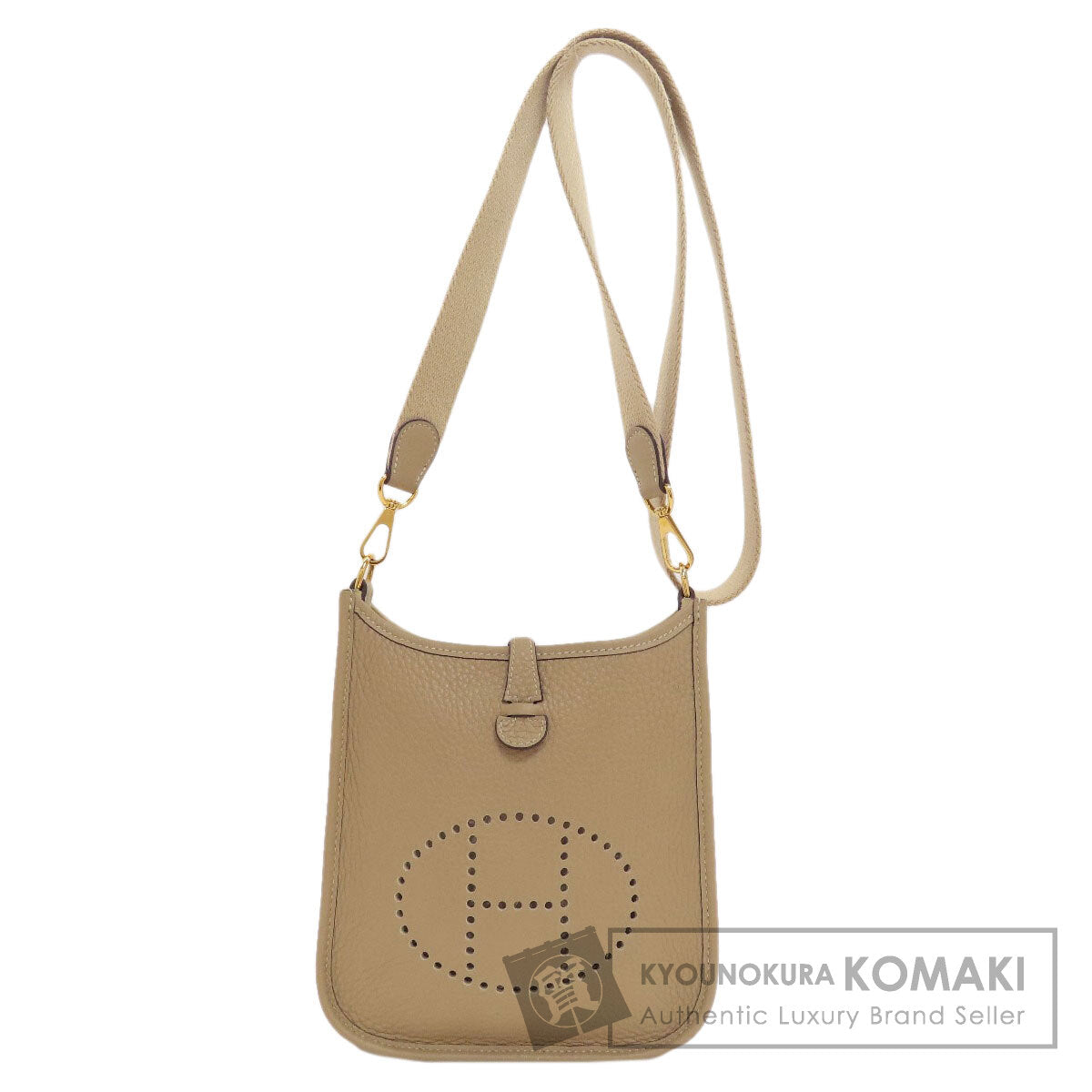 HERMES EvelyneTPM Amazon GoldHardware Shoulder Bag Taurillon Clemence Ladies [Used]