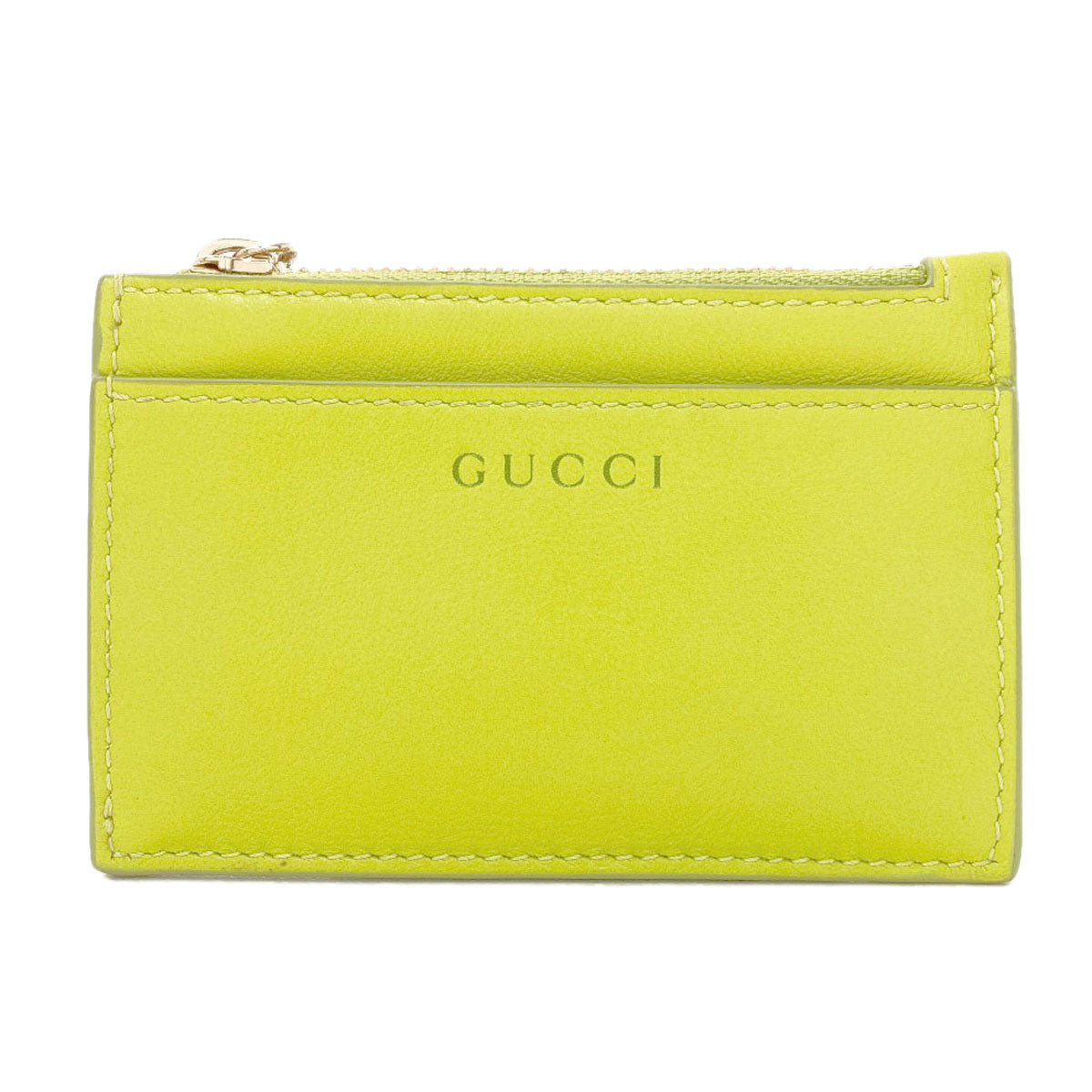 GUCCI 828174 Bamboo coin purse Leather Ladies [Used]