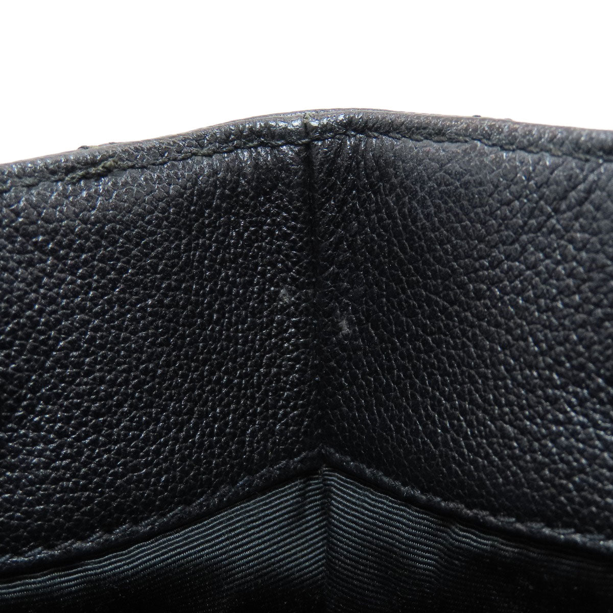 CHANEL COCO Mark SilverHardware Tote Bag Grained Calfskin Skin Ladies [Used]