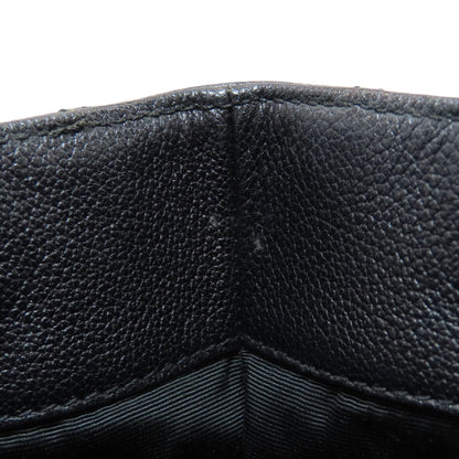 CHANEL COCO Mark SilverHardware Tote Bag Grained Calfskin Skin Ladies [Used]