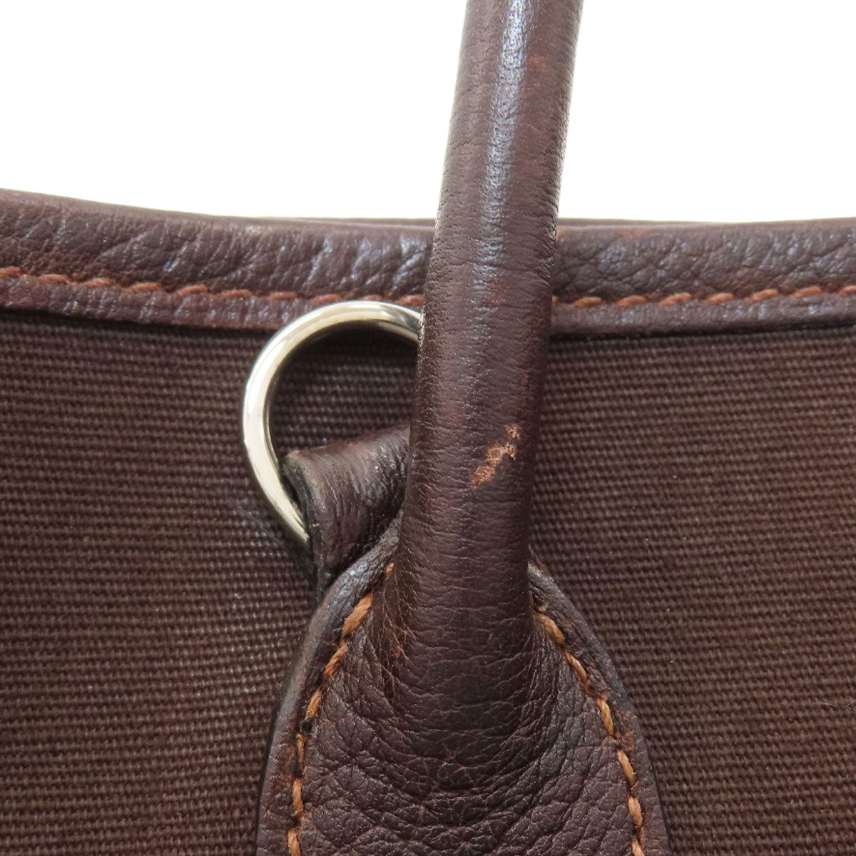 HERMES Garden File PM SilverHardware Handbag Towar Officche Ladies [Used]