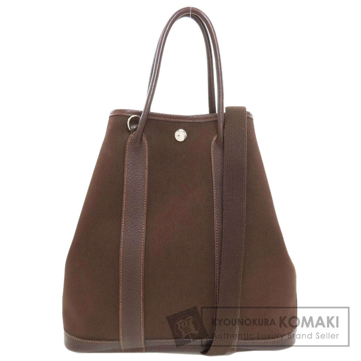 HERMES Garden File PM SilverHardware Handbag Towar Officche Ladies [Used]