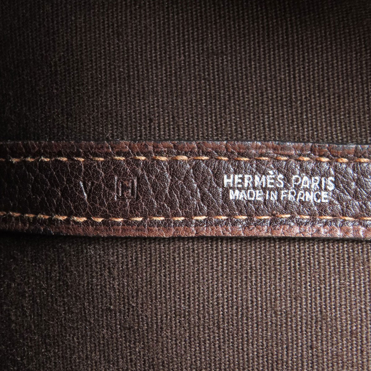 HERMES Garden File PM SilverHardware Handbag Towar Officche Ladies [Used]