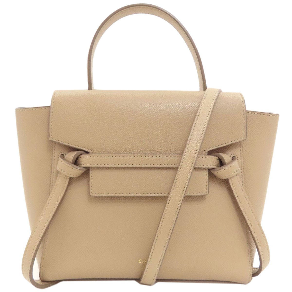 CELINE Belt bag nano 2WAY Handbag Calf Ladies [Used]