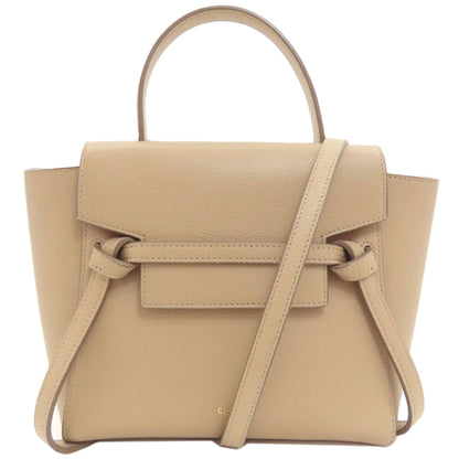 CELINE Belt bag nano 2WAY Handbag Calf Ladies [Used]