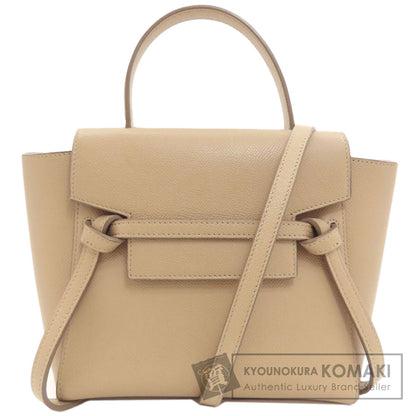 CELINE Belt bag nano 2WAY Handbag Calf Ladies [Used]