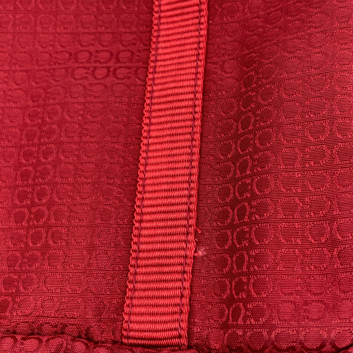Salvatore Ferragamo Logo pattern Handbag Nylon Ladies [Used]