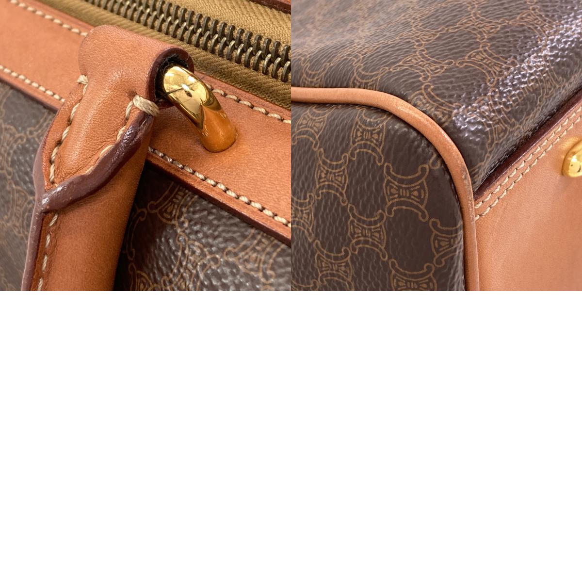CELINE Macadam pattern 2WAY Handbag PVC Ladies [Used]