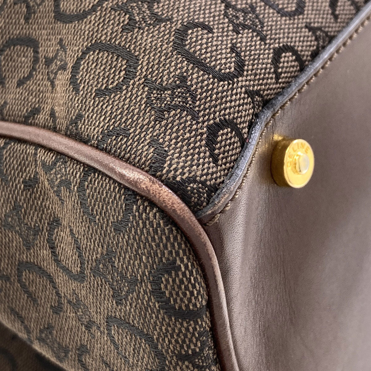 CELINE C Macadam Tote Bag Canvas Ladies [Used]