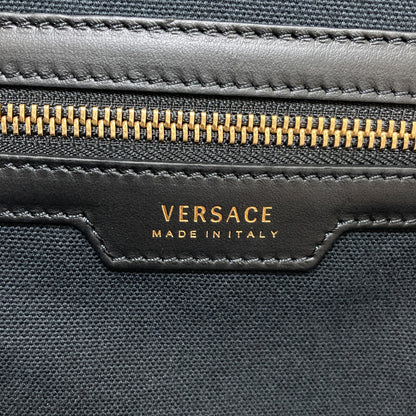 VERSACE logo Tote Bag Canvas Ladies [Used]