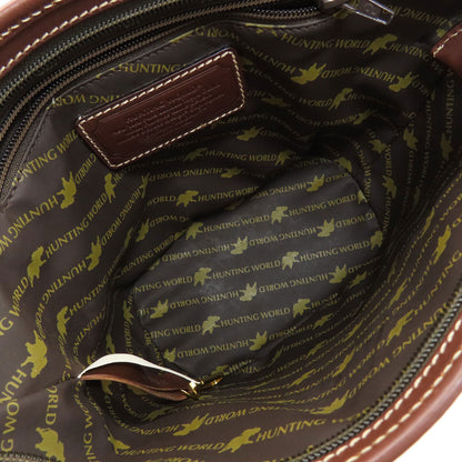 HUNTING WORLD Logo motif Tote Bag Canvas Ladies [Used]