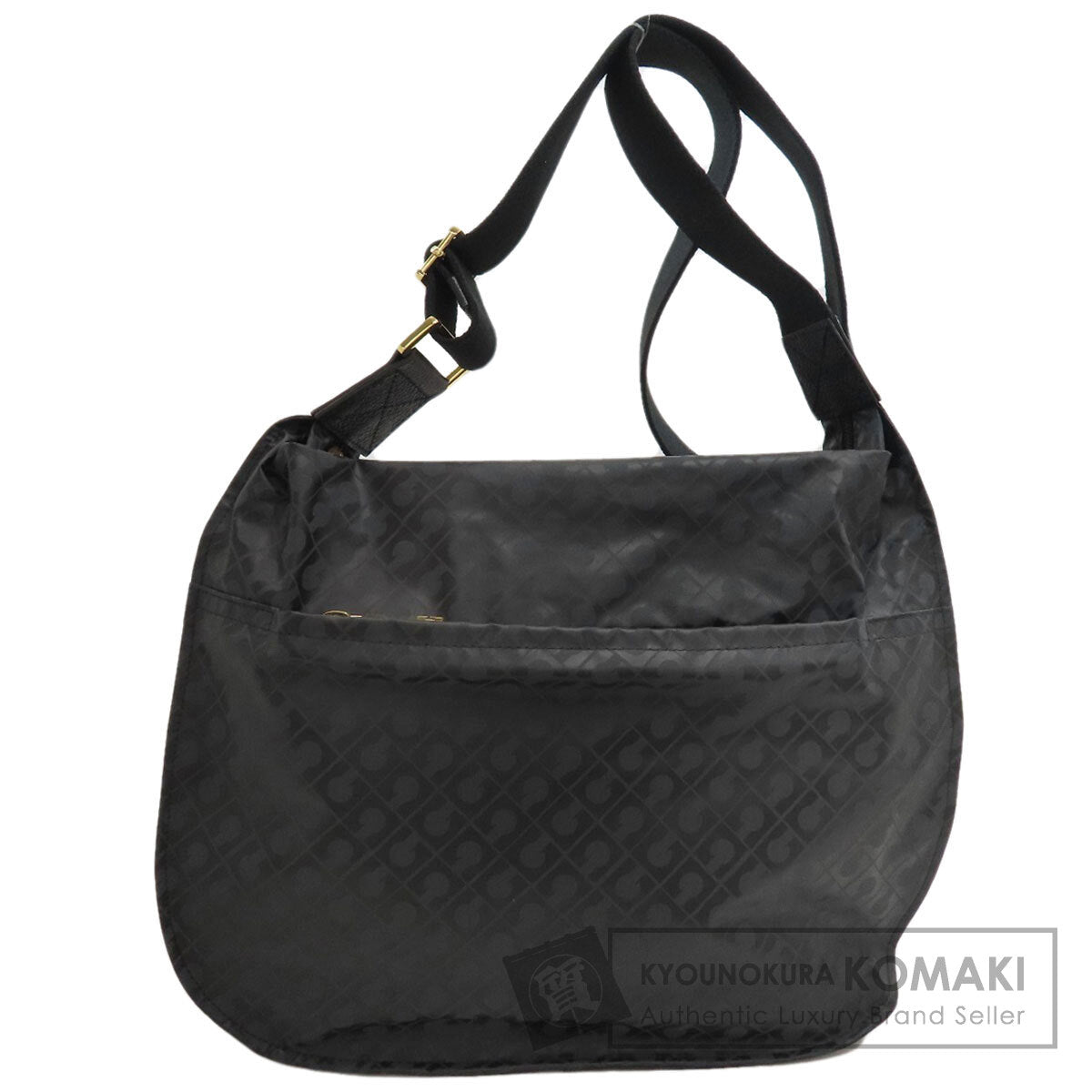 GHERARDINI Logo motif softy Shoulder Bag Polyester Polyurethane coatingLadies [Used]