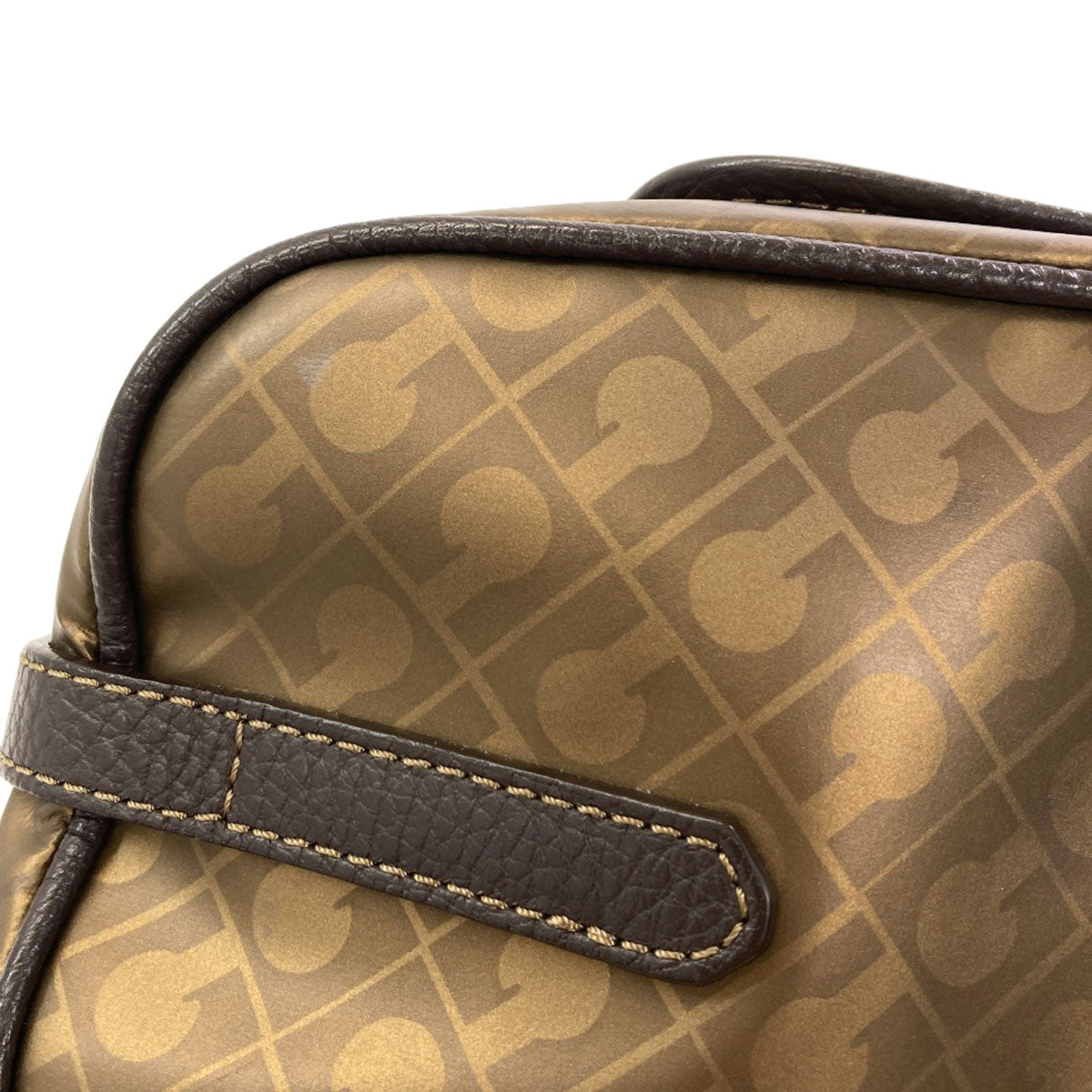 GHERARDINI Logo motif softy Handbag Polyester Polyurethane coatingLadies [Used]