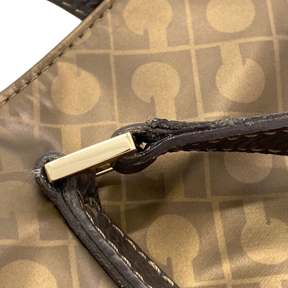 GHERARDINI Logo motif softy Handbag Polyester Polyurethane coatingLadies [Used]