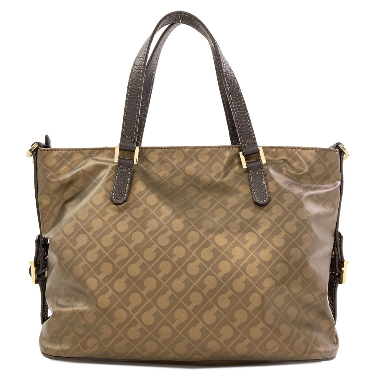 GHERARDINI Logo motif softy Handbag Polyester Polyurethane coatingLadies [Used]