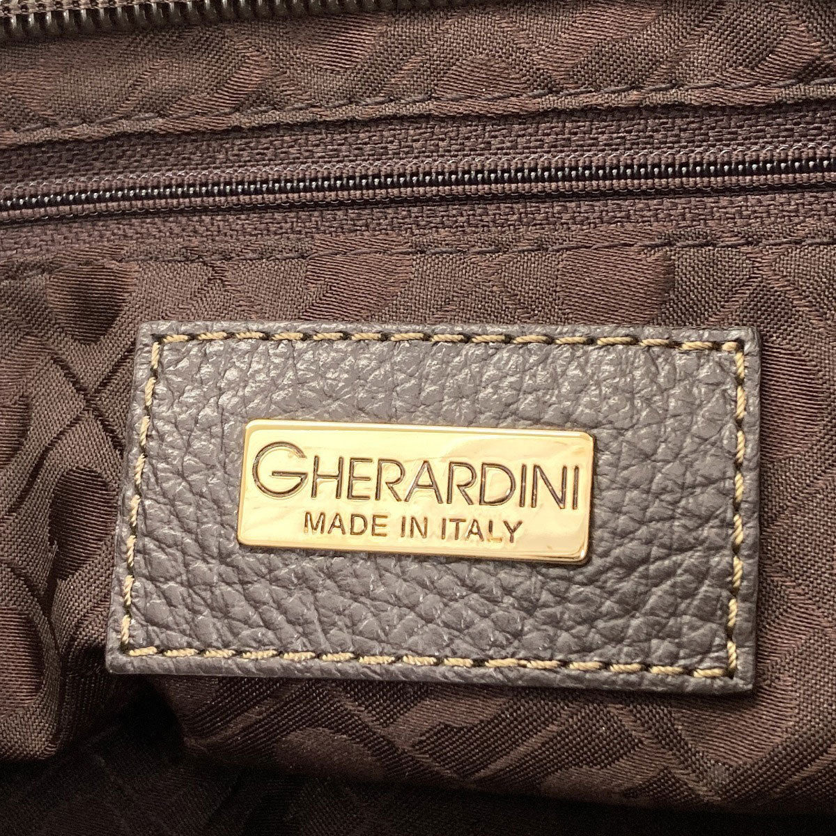 GHERARDINI Logo motif softy Handbag Polyester Polyurethane coatingLadies [Used]