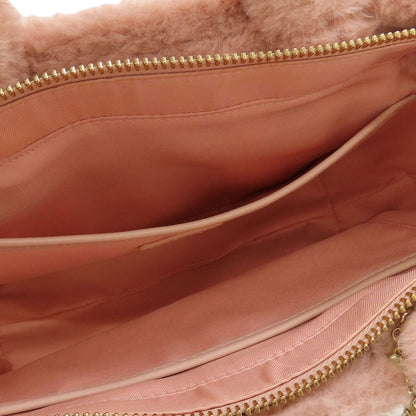 Samantha Thavasa Ribbon 2WAY Handbag Fau& Fur Ladies [Used]