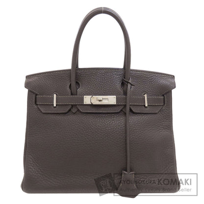 HERMES Birkin 30 SilverHardware Handbag Taurillon Clemence Ladies [Used]