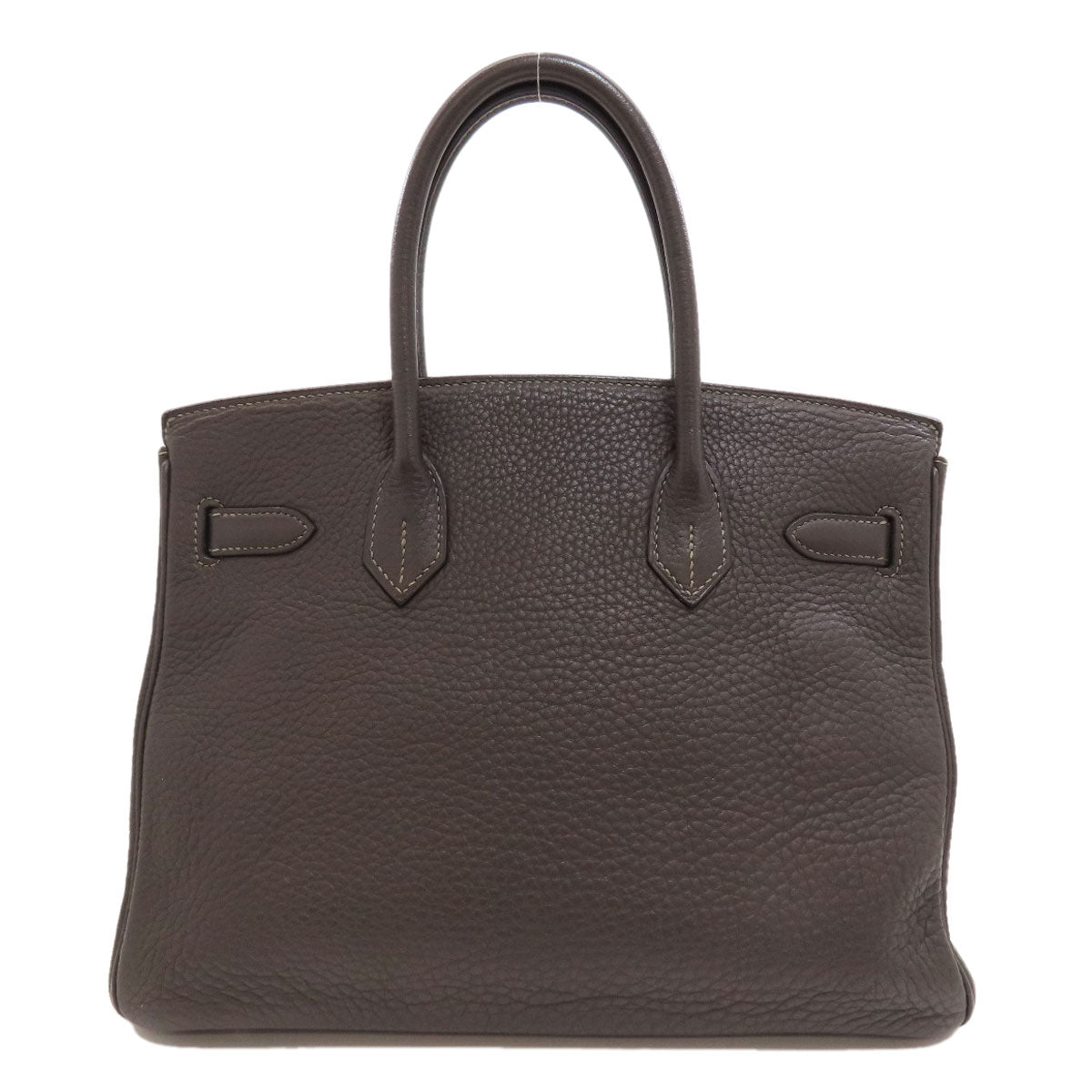 HERMES Birkin 30 SilverHardware Handbag Taurillon Clemence Ladies [Used]