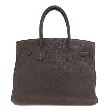 HERMES Birkin 30 SilverHardware Handbag Taurillon Clemence Ladies [Used]