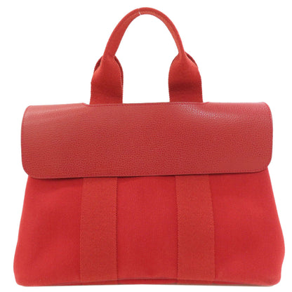 HERMES Valparaiso PM Tote Bag Canvas Ladies [Used]
