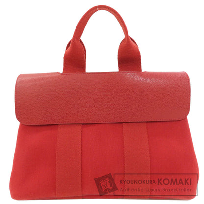 HERMES Valparaiso PM Tote Bag Canvas Ladies [Used]