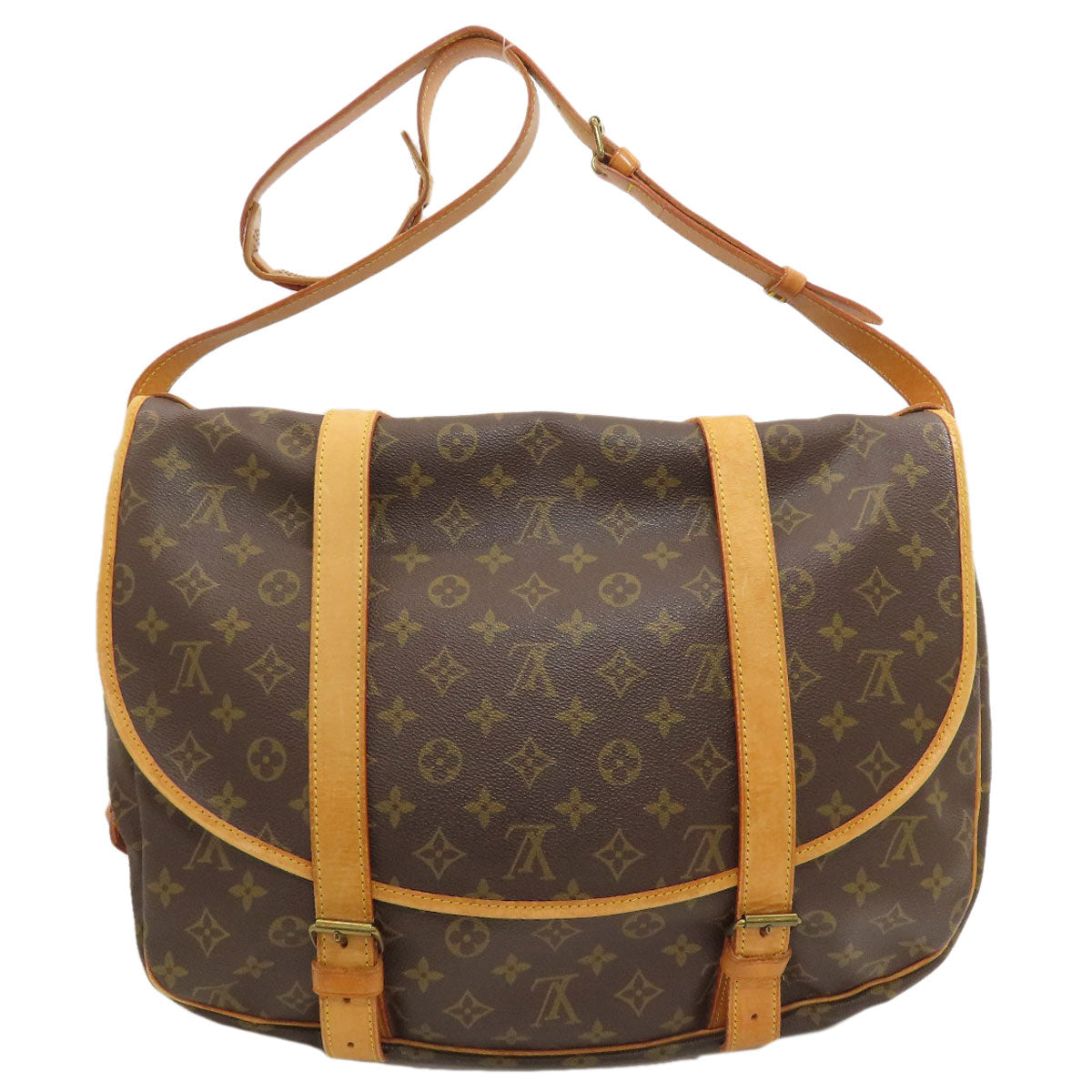 LOUIS VUITTON M42252 Saumur 43 Shoulder Bag Monogram canvas Ladies [Used]