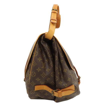 LOUIS VUITTON M42252 Saumur 43 Shoulder Bag Monogram canvas Ladies [Used]