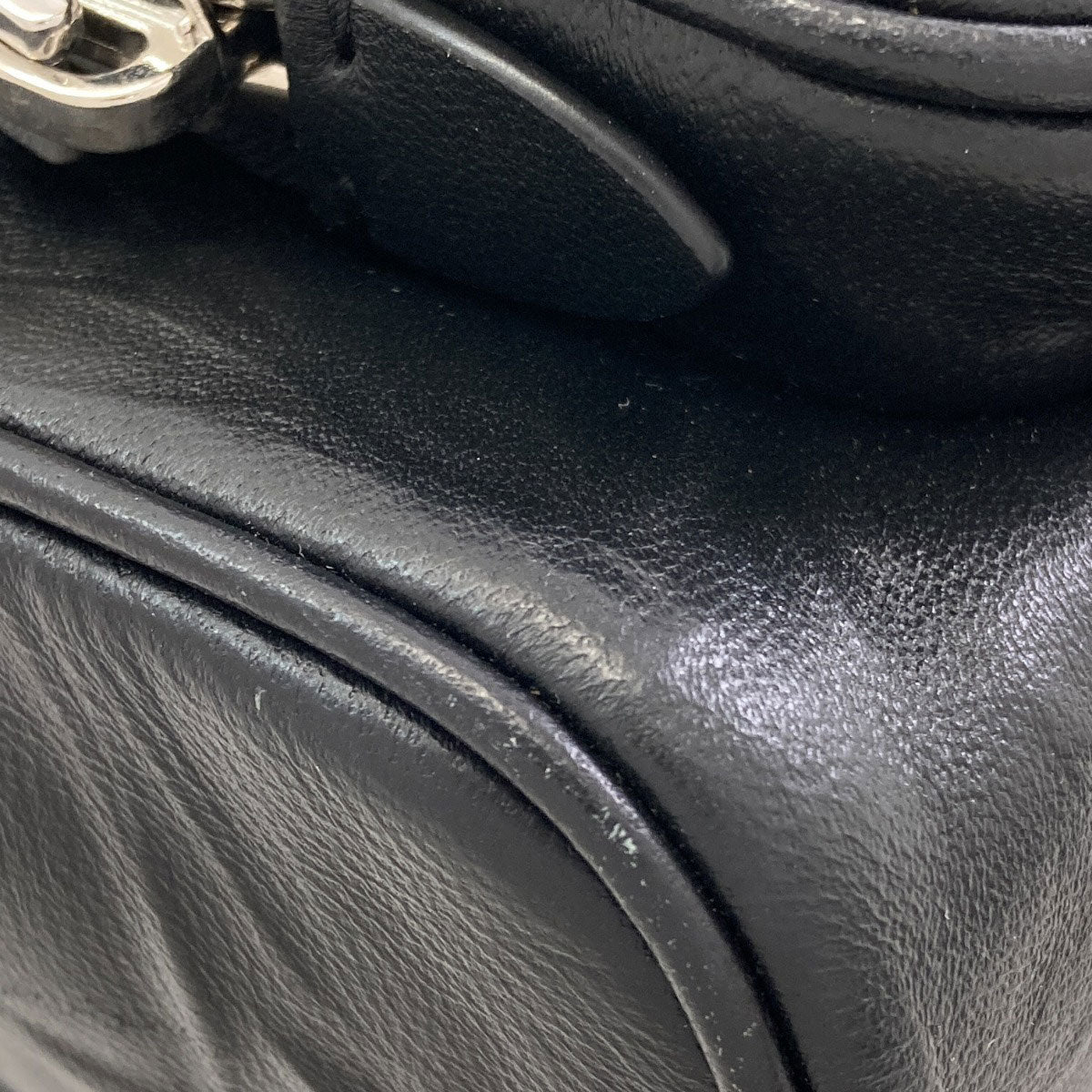 PRADA logo Shoulder Bag Calf Ladies [Used]