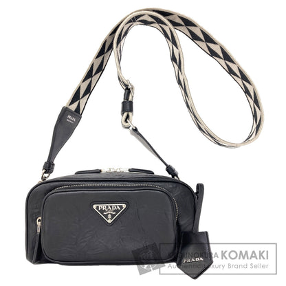 PRADA logo Shoulder Bag Calf Ladies [Used]