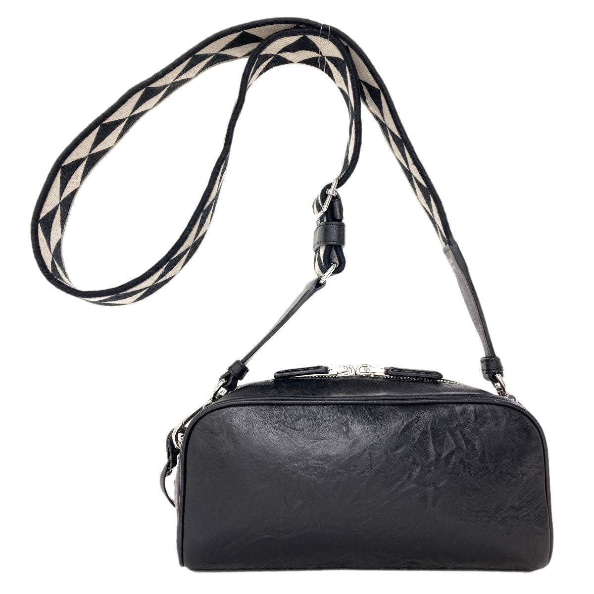 PRADA logo Shoulder Bag Calf Ladies [Used]