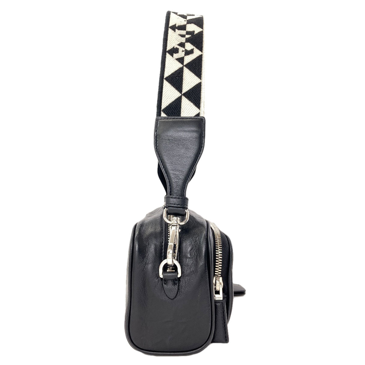 PRADA logo Shoulder Bag Calf Ladies [Used]