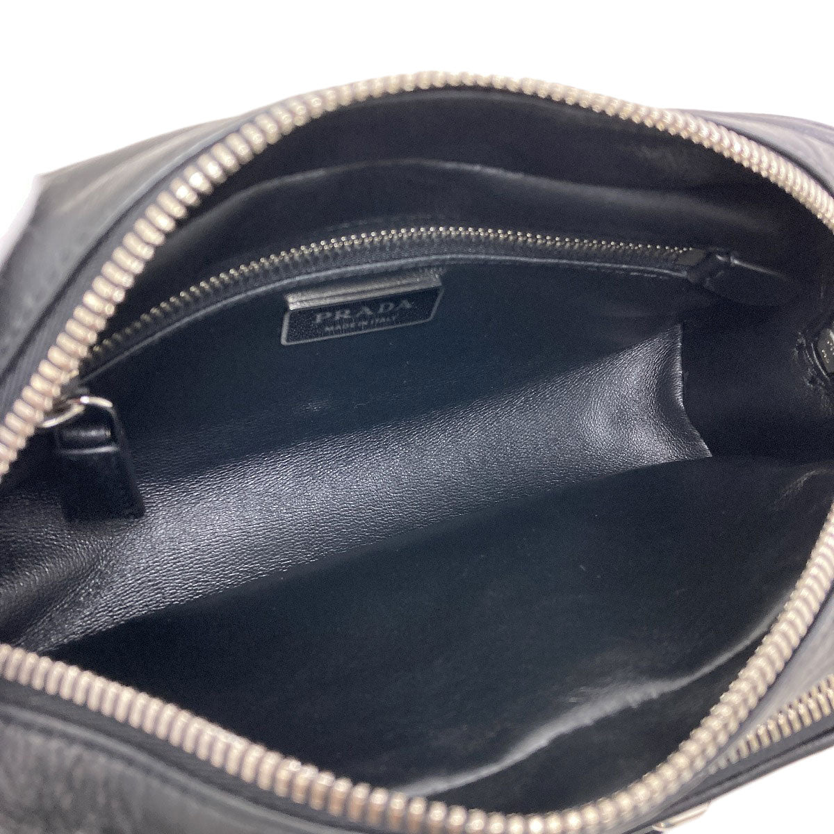 PRADA logo Shoulder Bag Calf Ladies [Used]