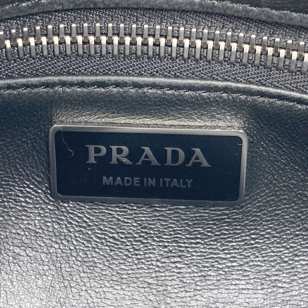 PRADA logo Shoulder Bag Calf Ladies [Used]