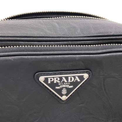 PRADA logo Shoulder Bag Calf Ladies [Used]