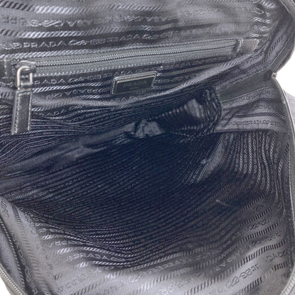PRADA Logo Hardware Backpack Â· Daypack recycled nylon Ladies [Used]