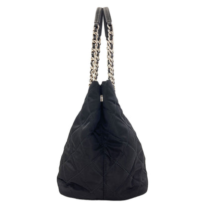 PRADA 1BG740 Logo Hardware Quilted Chain Tote 2WAY Tote Bag Nylon Ladies [Used]