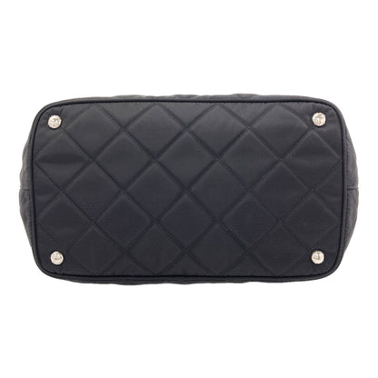 PRADA 1BG740 Logo Hardware Quilted Chain Tote 2WAY Tote Bag Nylon Ladies [Used]